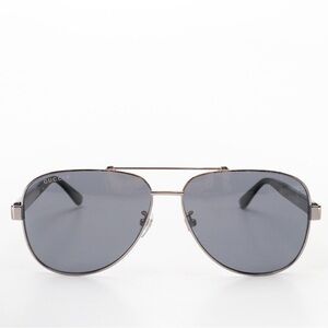 Gucci GG0528S 007 Polarized Pilot Sunglasses with Red Case